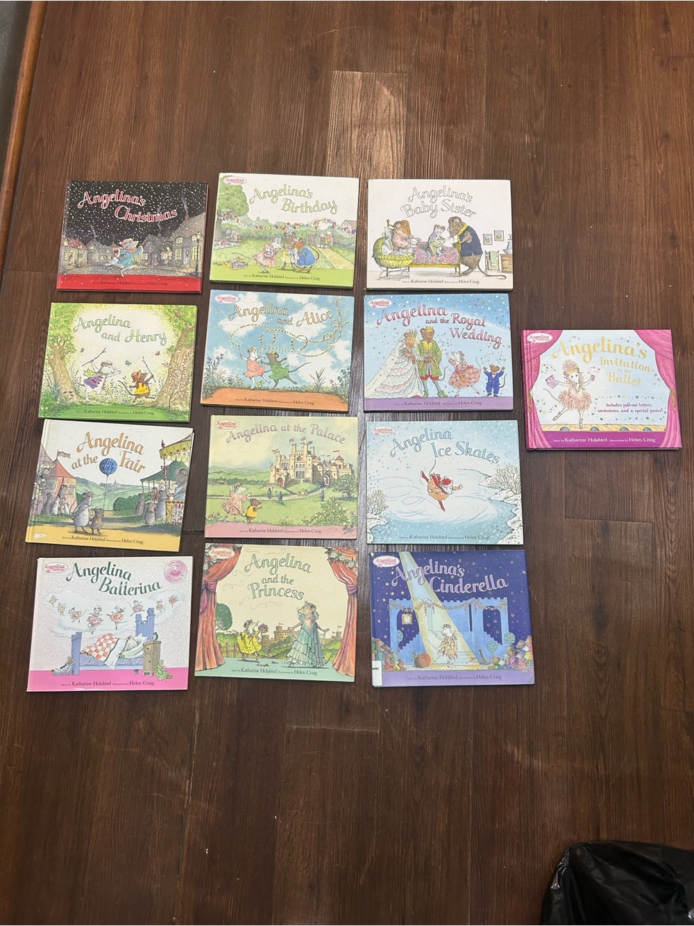 Angelina Ballerina Set of 13 Hardcover books